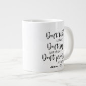 Tasse à café géante à deux côtés (Devant droit)