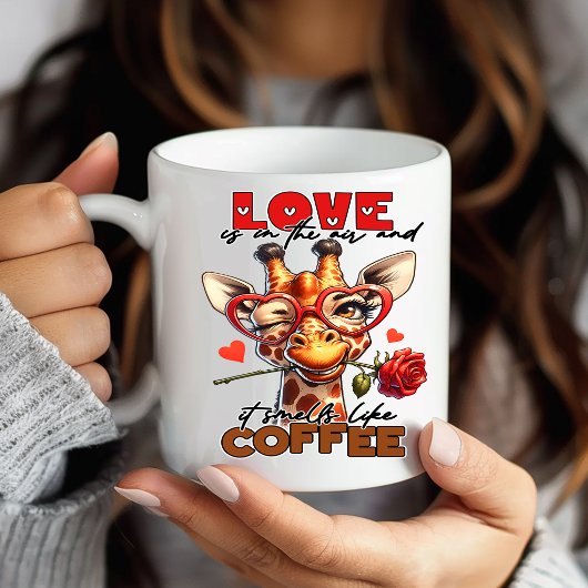Tasse à café géante drôle de girafe