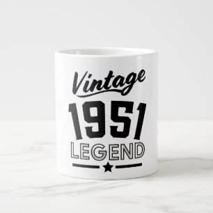 Tasse à café géante vintage des années 1950