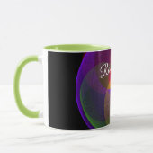 Tasse à café géométrique mélange de couleurs d'agr (Gauche)