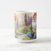 tasse à café gnome de forêt fantaisiste (Centre)