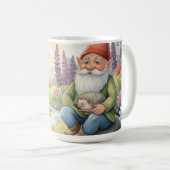 tasse à café gnome de forêt fantaisiste (Devant droit)