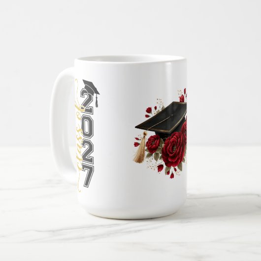 Tasse à café Grad Red Roses (Devant gauche)