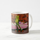 Tasse à café grenouille crapaud drôle (Devant droit)