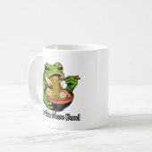 Tasse à café Grenouille Mignonne Mangeant des Noui (Devant gauche)