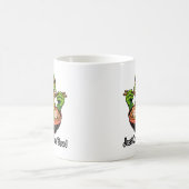 Tasse à café Grenouille Mignonne Mangeant des Noui (Centre)