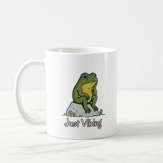 Tasse à café Grenouille Pensée Fantaisiste (Gauche)