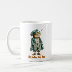 Tasse à café grenouille vintage endormie