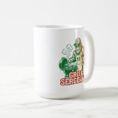 Tasse à café Grill Sergeant Funny Bigfoot (Devant droit)