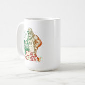 Tasse à café Grill Sergeant Funny Bigfoot (Devant gauche)