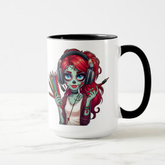 Tasse à café | Gueule Buddy | Zombie Elodie