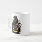 Tasse à café Halloween Raven (Devant gauche)