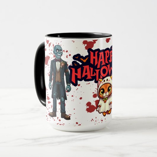 Tasse à café | Happy Halloween (Devant gauche)