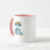 Tasse à café Happy Whale Cute Ocean (Devant gauche)