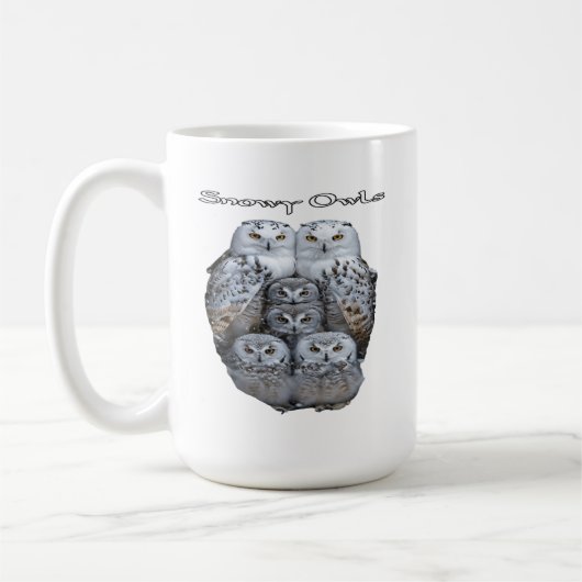 Tasse à café Harfang des neiges (Gauche)