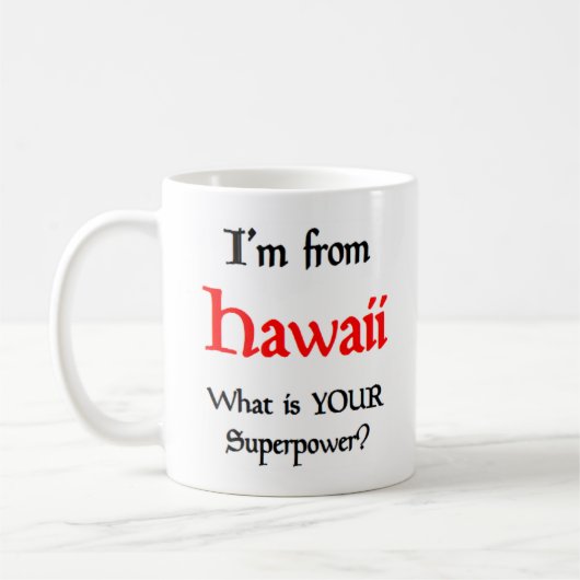 tasse à café hawaii (Gauche)
