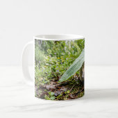 Tasse à café Hérisson regardant sous une feuille (Devant gauche)