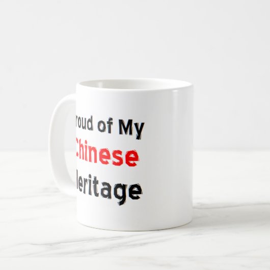 tasse à café héritage chinois (Devant gauche)