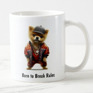 Tasse à café Hip Hop Pomeranian Thug