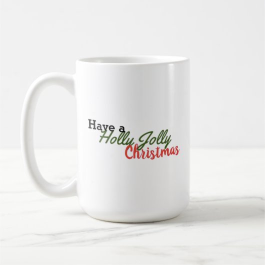 Tasse à café Holly Jolly (Gauche)