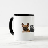 Tasse à café Home is Where the Frenchie Is (Devant gauche)