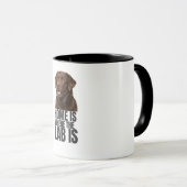 Tasse à café Home is Where the Lab is (Devant droit)