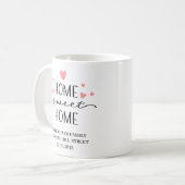 Tasse à café Home Sweet Home (Devant gauche)