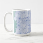 Tasse à café Hydrangeas Bleus de Style Campagnard (Gauche)
