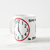 Tasse à café Il est temps de RENTRER À LA MAISON (Devant gauche)