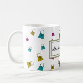 Tasse à café Il est tout sur les sacs (Gauche)