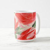 Tasse à café imprimée rose (Devant droit)