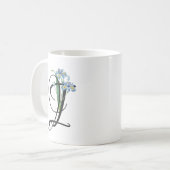 Tasse à café initiale I, Iris vintage (Devant gauche)