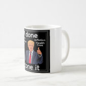 Tasse à café J'ai fini de le faire (Devant droit)