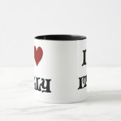 Tasse à café J'aime l'Italie (Centre)
