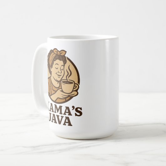 Tasse à café Java de Maman (Devant gauche)
