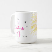 Tasse à café « Je célèbre moi-même » - Célébration (Devant gauche)