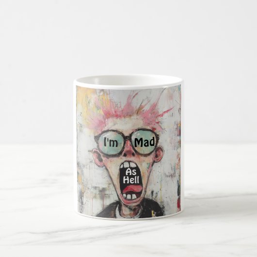 Tasse à café Je suis fou de rage (Centre)