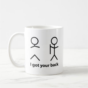Tasse à café 'Je te couvre !'