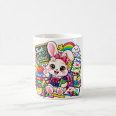 Tasse à café Kawaii Bunny Ready Set Learn (Centre)