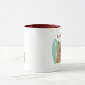Tasse à café Kawaii Capybara, Cadeau d'animal drôl (Centre)