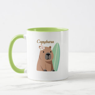 Tasse à café Kawaii Capybara, Cadeau d'animal drôl