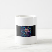 Tasse à café Kawaii Cat Coder | Chat programmeur m (Centre)