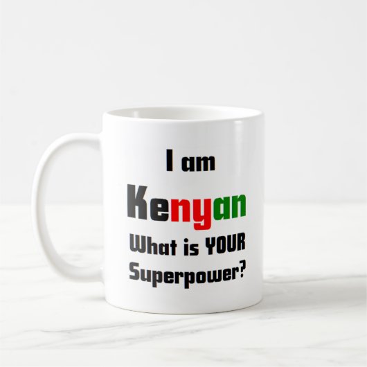 tasse à café kenyane (Gauche)