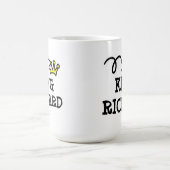Tasse à café King avec nom personnalisé (Centre)