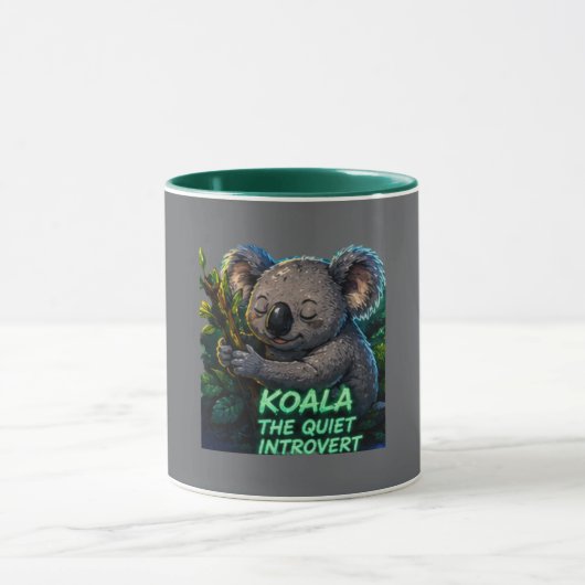Tasse à café Koala Introverti Paisible (Centre)