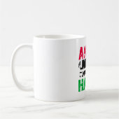 Tasse à café « La musique en colère me rend heureu (Gauche)