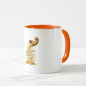 Tasse à café « L'abondance coule vers moi » (Devant droit)