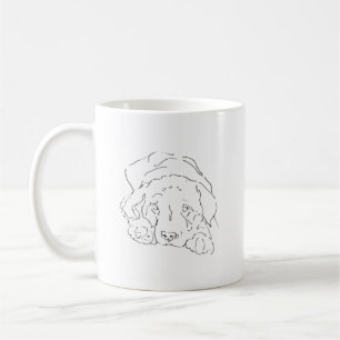 Tasse à café Labrador Retriever, Maman Chien en cé