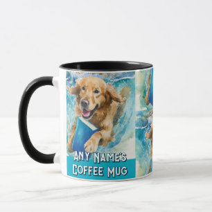 Tasse à café Le Grand Livre avec Chien en Course