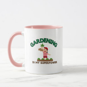 Tasse à café "Le jardinage est mon superpouvoir" p
